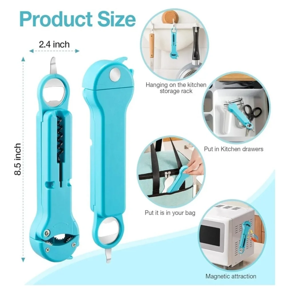 Jar Opener Bottle Opener and Lid Opener for Seniors with Arthritis, Weak Hands